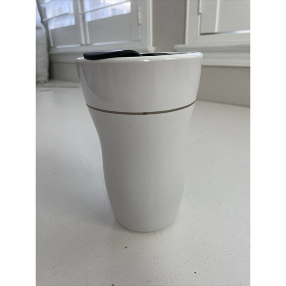 Starbucks Scroll Ceramic Travel Cup 9fl oz Mug with LId 2016 - Picture 3 of 11